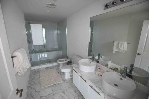 Bathroom with seperated shower