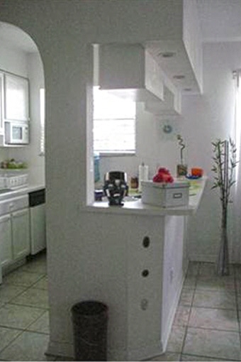 Cozy kitchen with its countertop