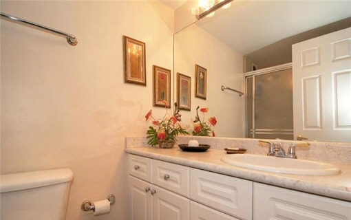 One of the 2 lovely bathrooms