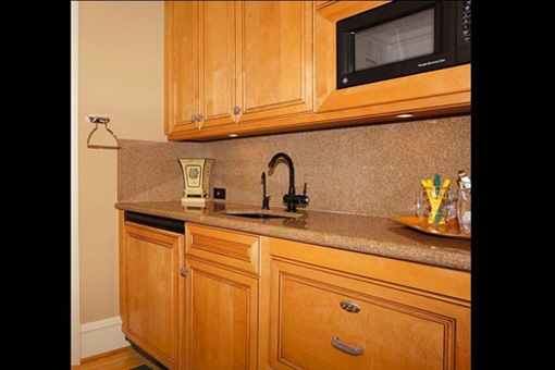 Microwave in the kitchen