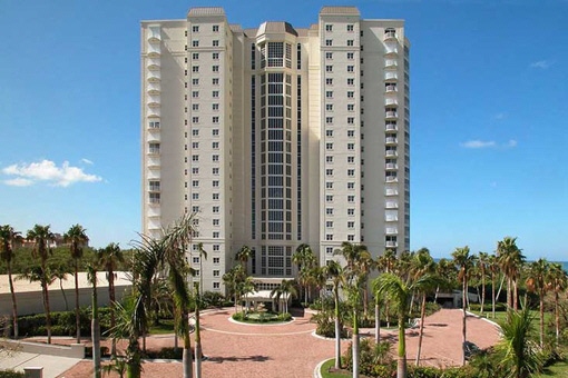 Huge condo property with screened terraces and 3 open balconies in the area of Pelican Bay Colony, Naples