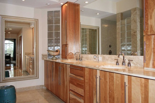 Master bathroom view