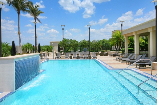 Huge community pool