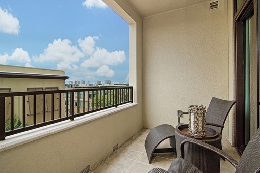 Nice balcony with great views