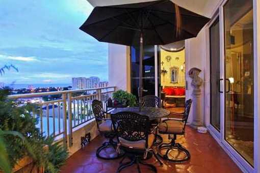 Large balcony