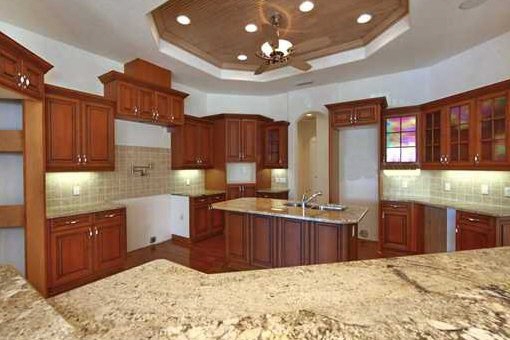 Kitchen with granite counters
