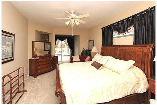 Bedroom with walk-in closet