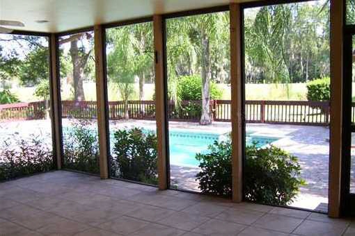 Screened porch