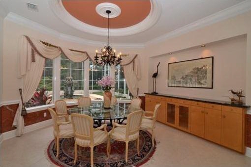 Bright dining room