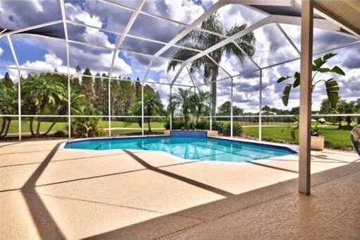 Terrace with pool