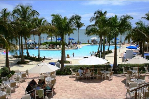 The pool area with large basins